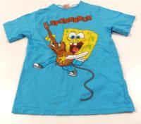 Tyrkysové tričko se SpongeBobem 
