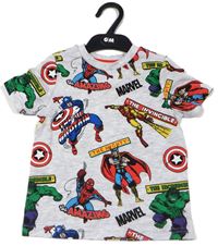 Outlet - Šedé tričko s Avengers zn. Marvel