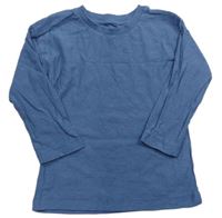 Modro/tmavomodré melírované triko zn. Matalan
