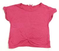 Růžové krátké tričko zn. Miss E-vie