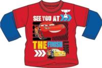 Nové - Červeno-modré triko s Cars zn. Disney 