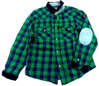 Zeleno-modrá kostkovaná košile zn. H&M