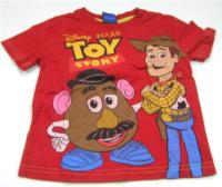 Červené tričko s Woodym zn. George + Disney