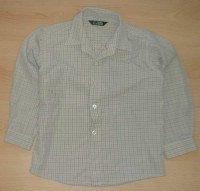 Béžová kostkovaná košile zn. X-ceed