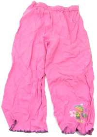 Růžové pyžamové kalhoty