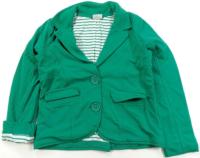 Nové - Zelený mikinový kabátek zn. Next 