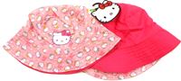 Nové - Růžový klobouček s Hello Kitty zn. Sanrio vel. 4-6 let