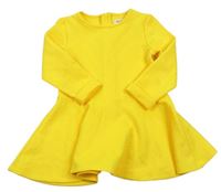 Žluté teplákové šaty zn. Minoti