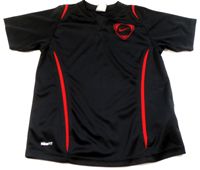 Černo-červené funkční tričko zn. Nike 