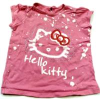 Růžové tričko s Hello Kitty zn.Marks&Spencer