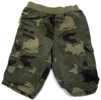 Army plátěné oteplené kalhoty s kapsami zn. Next