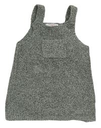 Šedé melírované pletené šaty zn. F&F