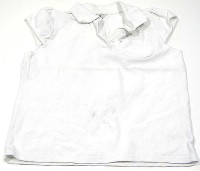 Bílé tričko s límečkem zn. Bhs vel. 152 cm