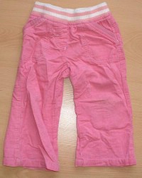 Růžové manžestrové kalhoty zn. George