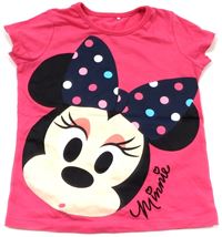 Růžové tričko s Minnie zn. Disney+George