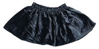 Tmavomodrá sametová sukně zn. H&M