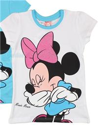 Nové - Bílo-tyrkysové tričko s Minnií zn. Disney