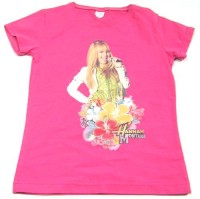 Růžové tričko s Hannou Montanou