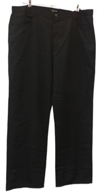 Pánské černé proužkované společenské kalhoty zn. Urban Spirit vel. 38R 