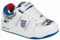 Nové - Bílo-modré koženkové botasky zn. England vel. 29