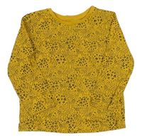 Žluté vzorované triko zn. Matalan