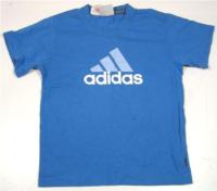 Modré tričko s logem zn. Adidas 