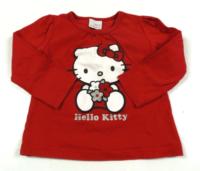 Červené triko s Hello Kitty zn.Next 