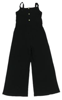 Černý žebrovaný kalhotový overal zn. M&Co.
