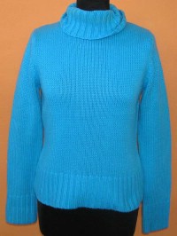 Dámský modrý svetr s rolákem zn. Dorothy Perkins