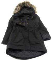 Černý šusťákový zimní kabátek s kapucí zn. Freespirit
