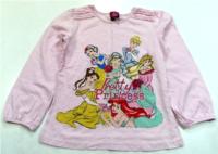 Růžové triko s princeznami zn. Disney+George 