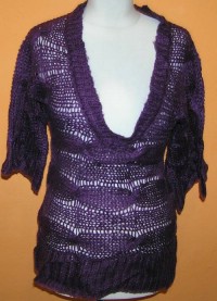 Dámský fialový svetr zn. Vero Moda