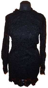 Dámské černé krajkové šaty zn. H&M
