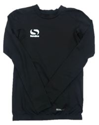 Černé sportovní funkční triko s logem zn. Sondico