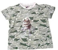 Khaki army tričko Crazy Frog