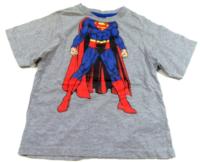 Šedé tričko se Supermanem zn. Primark
