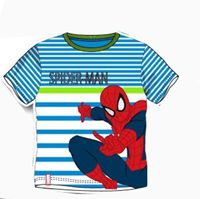 Nové - Modro-bílé pruhované tričko se Spider-manem zn. Marvel 