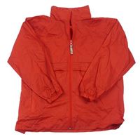 Červená šusťáková bunda s ukrývací kapucí zn. BPC