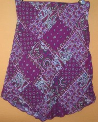Dámská fialová sukně se vzorem zn. Look