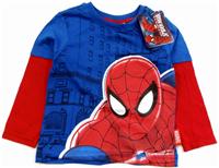 Nové - Modro-červené triko se Spidermanem zn. Marvel