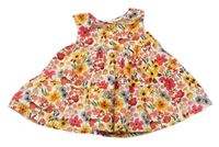 Smetanovo-barevné květované šaty zn. F&F