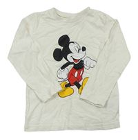 Smetanové triko s Mickey zn. Disney