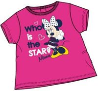Nové - Tmavorůžové tričko s Minnie zn. Disney 