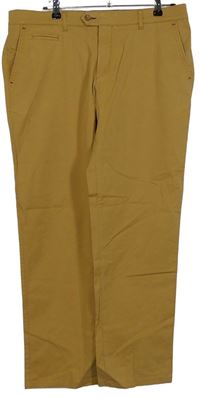 Pánské béžové plátěné chino kalhoty zn.  BRAX vel. 38R 