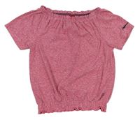 Růžové melírované tričko zn. S. Oliver