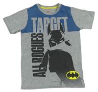 Šedé tričko Batman s nápisy zn. M&S