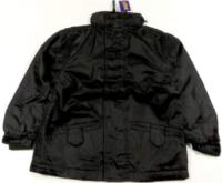 Outlet - Černá šusťáková sportovní bunda s kapucí zn. Papini