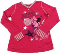 Růžové triko s Minnie zn. Disney+George 