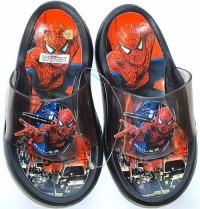 Outlet - Černé pantofle se Spidermanem vel. 30 (19 cm)