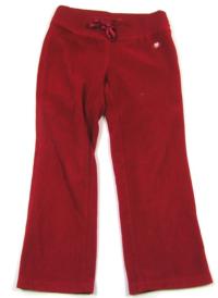 Červené fleecové kalhoty zn. Old Navy 